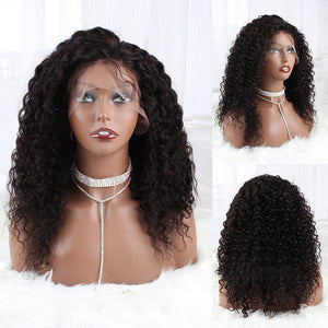 13x4 Lace Front Wig Water Wave 100% Human Hair 150% Density