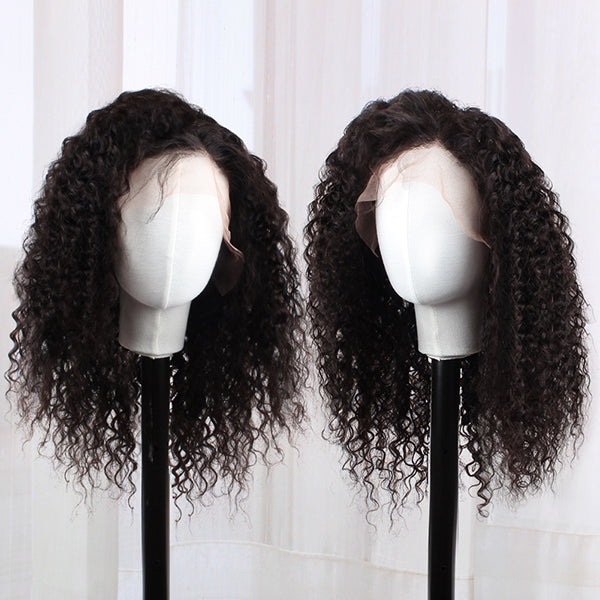 13x4 Lace Front Wig Water Wave 100% Human Hair 150% Density